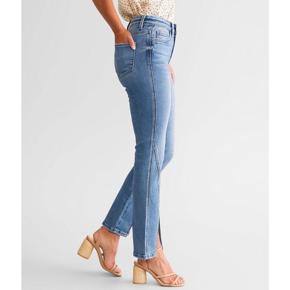 Flying Monkey High Rise Split Hem Straight Stretc… - image 2